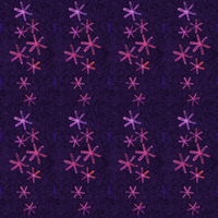 縄文小紋「夏の花」鯨尺