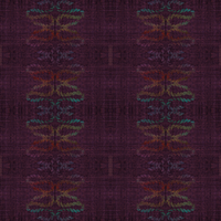 縄文小紋「暮紫乃雨」鯨尺