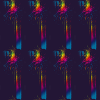 縄文小紋「明暗の想い・晴瀧」鯨尺