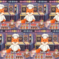 わくわくゲームセンター！狐シェフの魔法