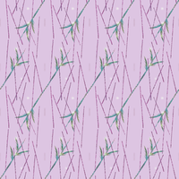 縄文小紋「露蛍・紅藤」鯨尺