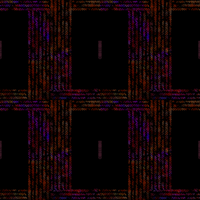 縄文小紋「縄文縞花彩色」鯨尺