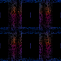 縄文小紋「縄文縞空彩色」鯨尺