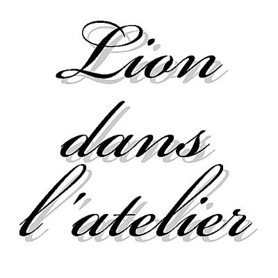Lion dans l'atelier